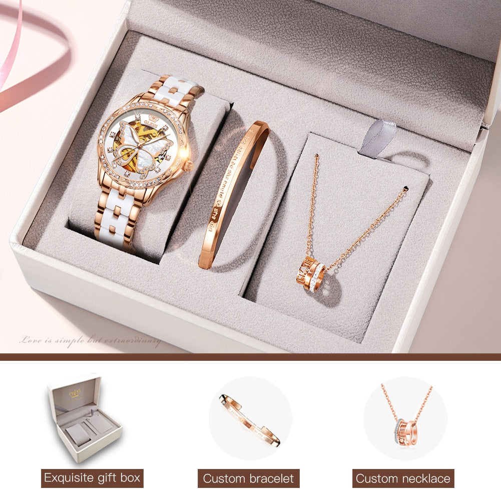 Automatic Ceramic Hollow Wristwatch